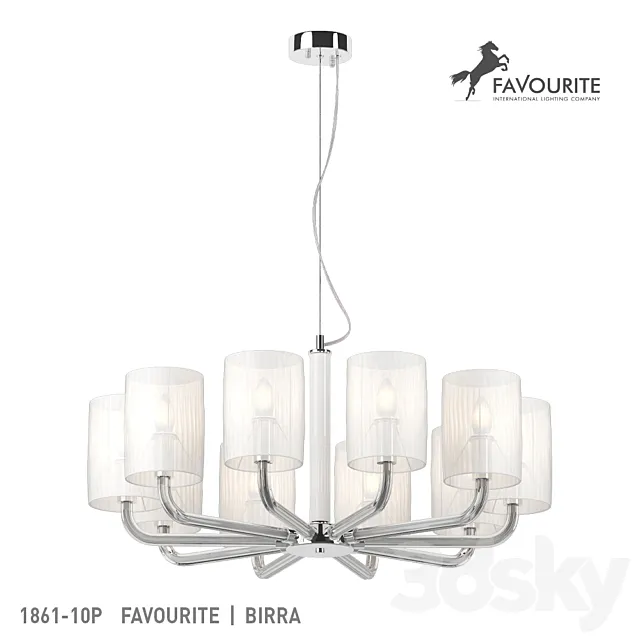 Favorite 1861-10P 3D Model