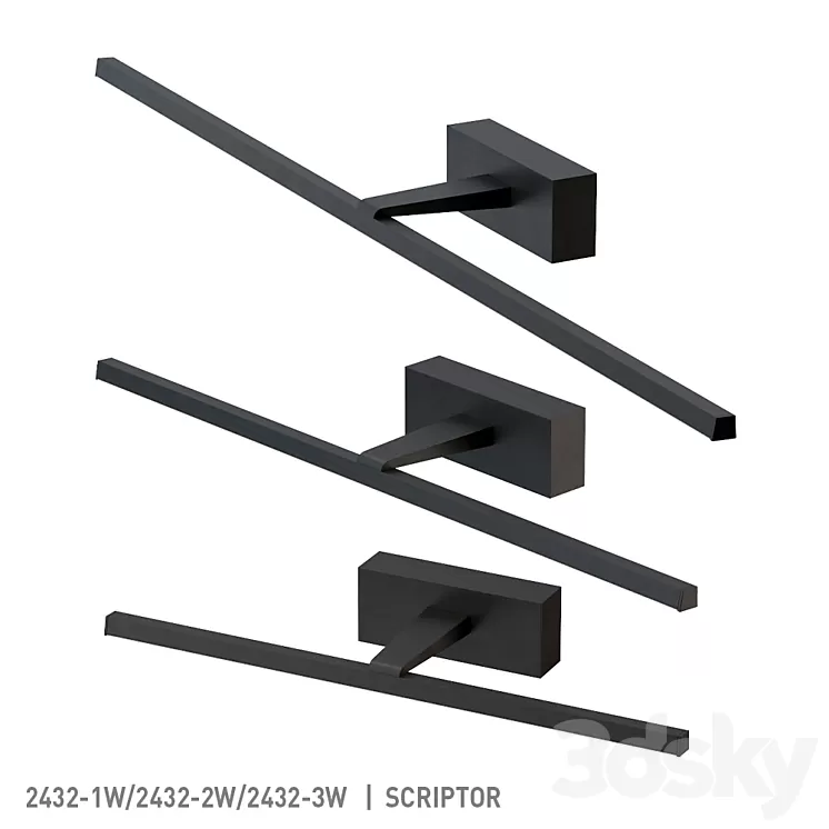 Favorite 2432-1W 2432-2W 2432-3W 3D Model