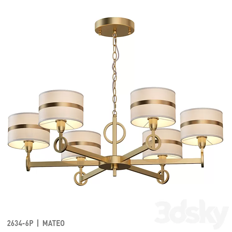 Favorite 2634-6P 3D Model