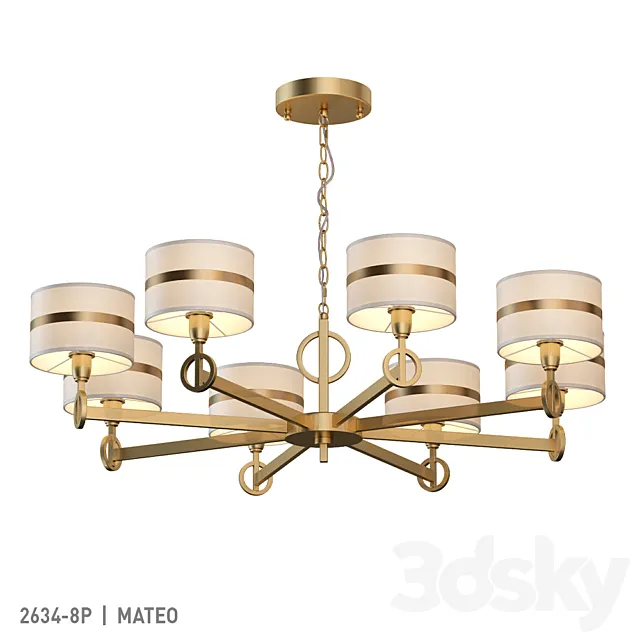 Favorite 2634-8P 3DModel