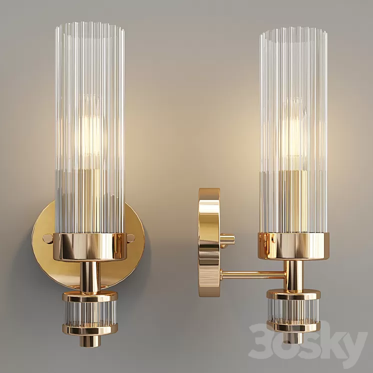 Favorite 2673-1W Aesthetic Sconce 3D Model