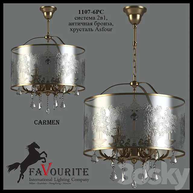 Favourite 1107-6PC 3DModel