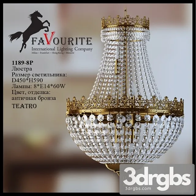 Favourite 1189 8p 3D Model Free