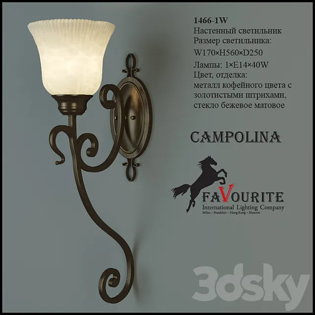 Favourite 1466-1W 3DModel