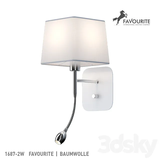 Favourite 1687-2W 3D Model