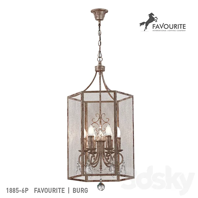 Favourite 1885-6P 3DModel