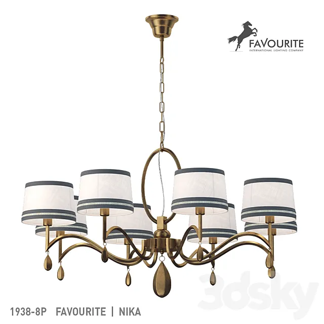 Favourite 1938-8P 3D Model