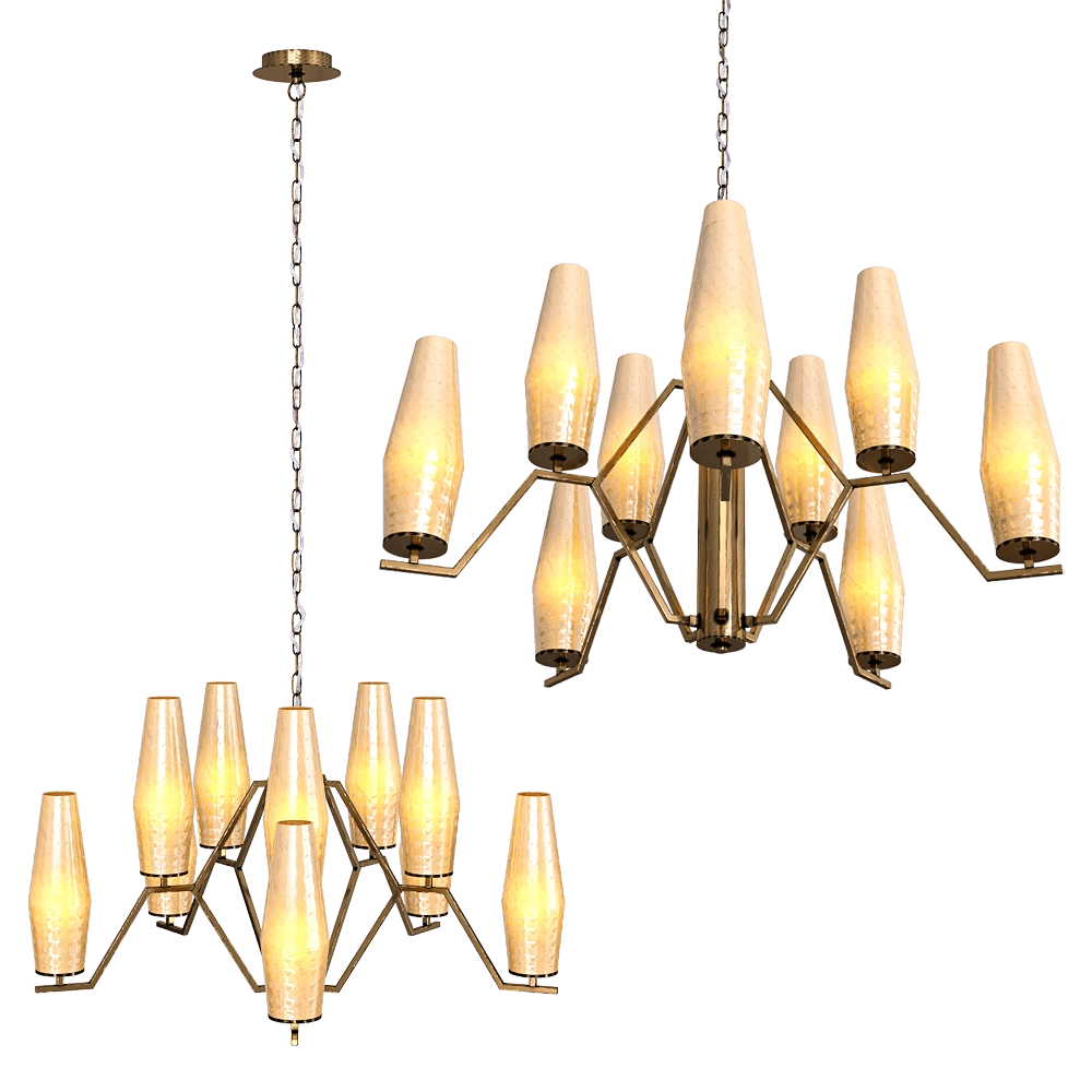 FAVOURITE - Chandelier Figuris 2872-10P 3D Model