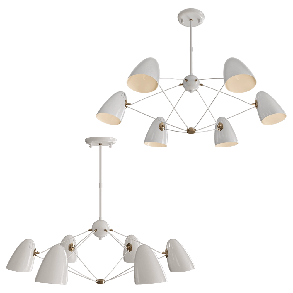 FAVOURITE - Chandelier Humpen 1758-6P 3D Model