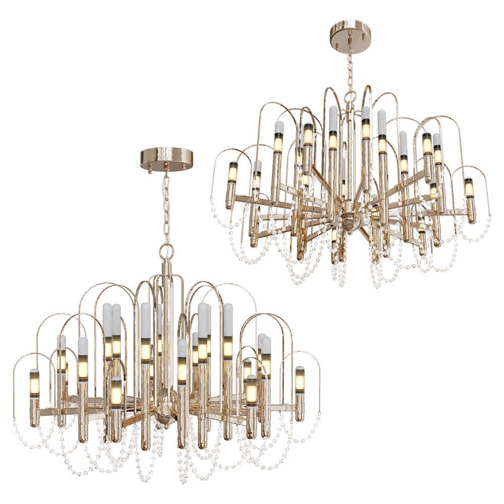 FAVOURITE - Chandelier La Salute 2308-21P 3D Model