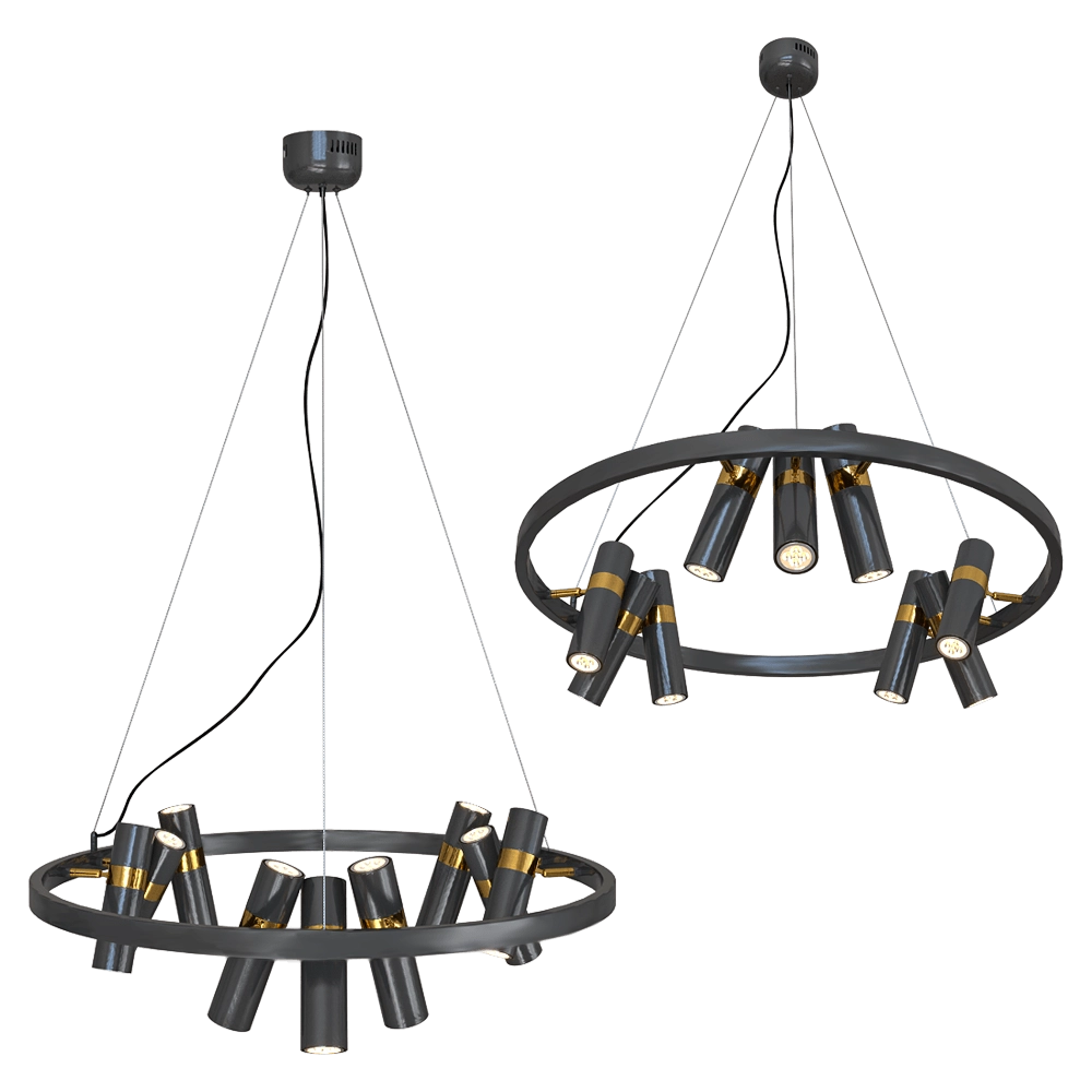 FAVOURITE - Chandelier Light Point 2997-9P 3D Model