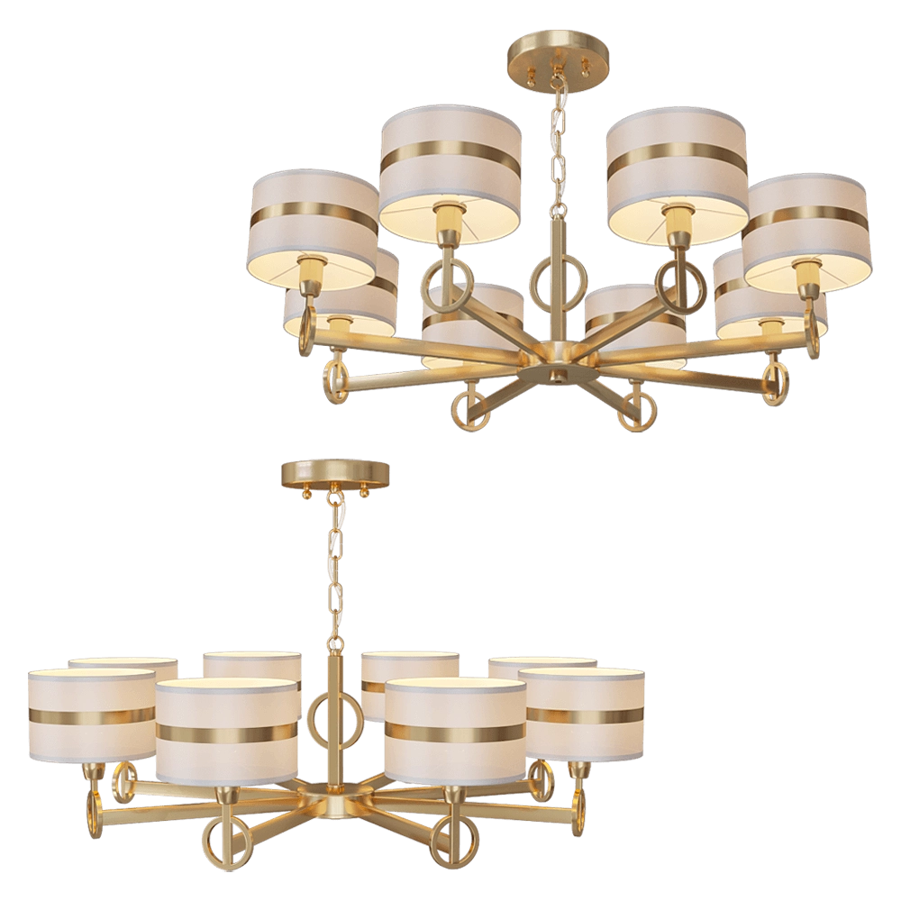 FAVOURITE - Chandelier Mateo 2634-8P 3D Model