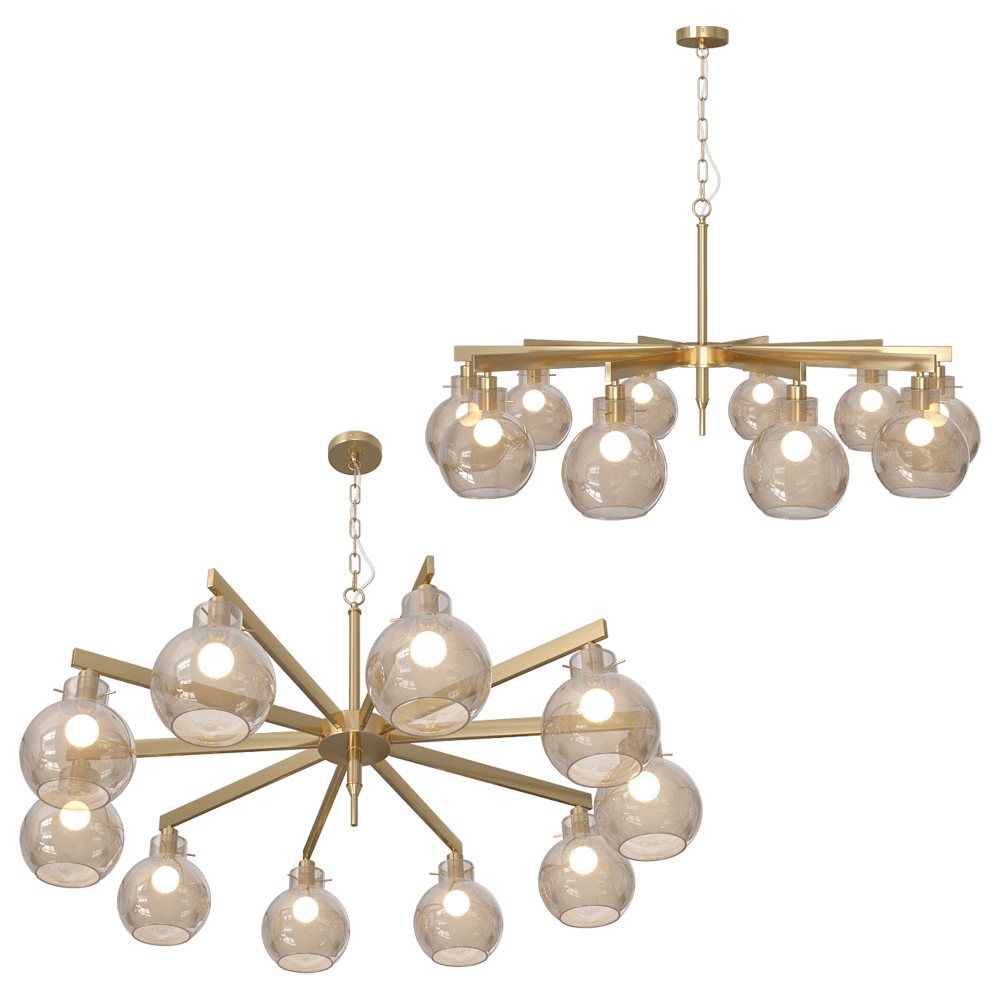 FAVOURITE - Chandelier Palear 2775-10P 3D Model