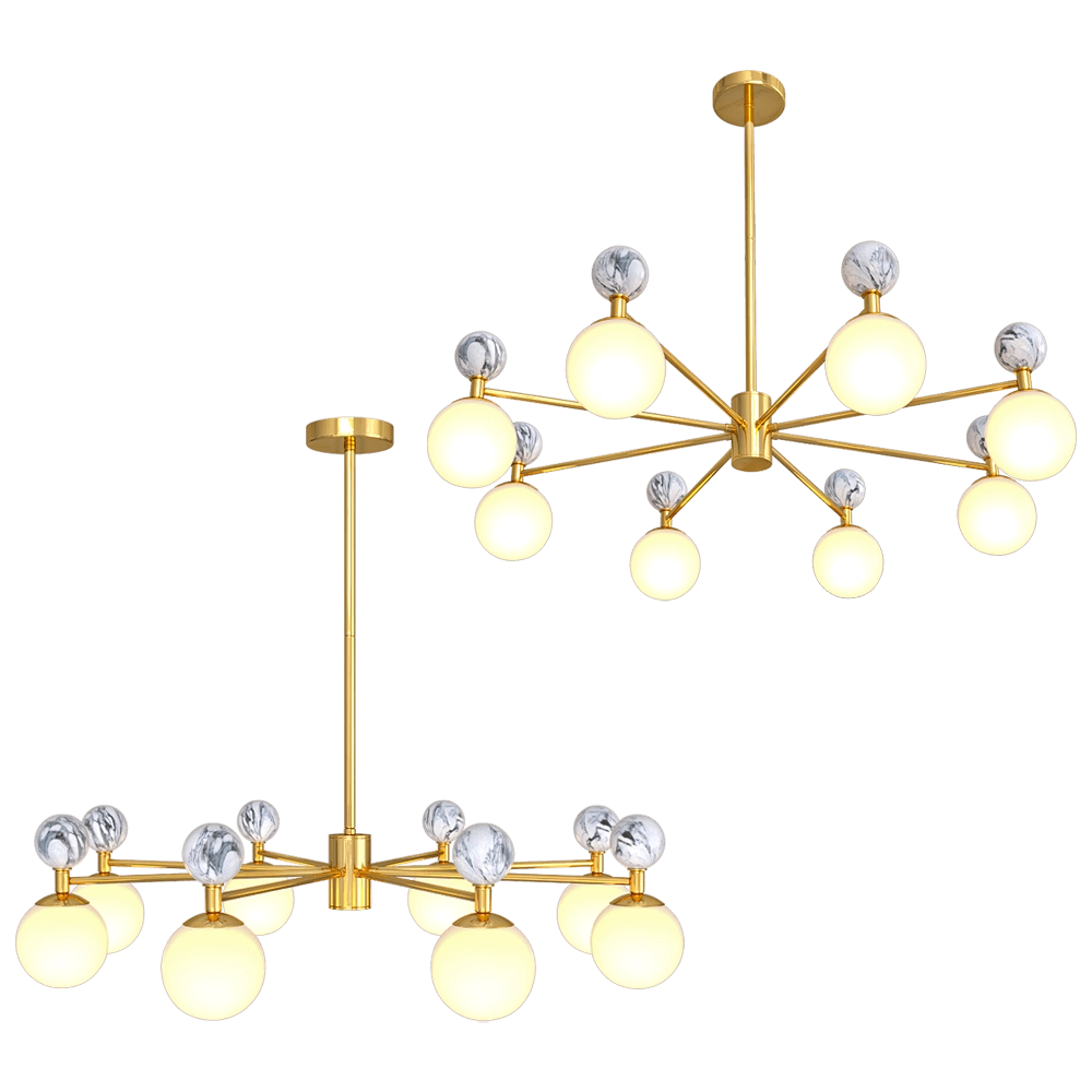 FAVOURITE - Chandelier Sangamarmer 3010-8P 3D Model