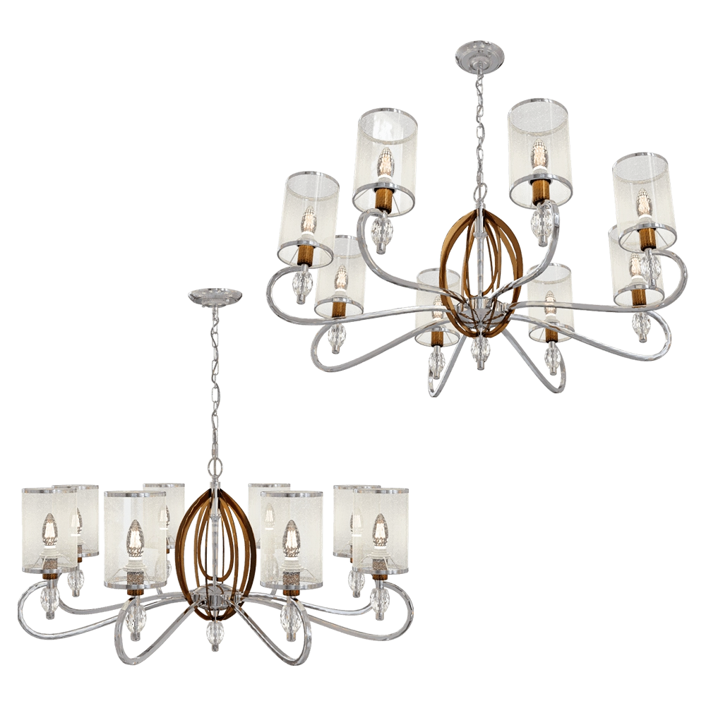 FAVOURITE - Chandelier Stine 2705-8P 3D Model
