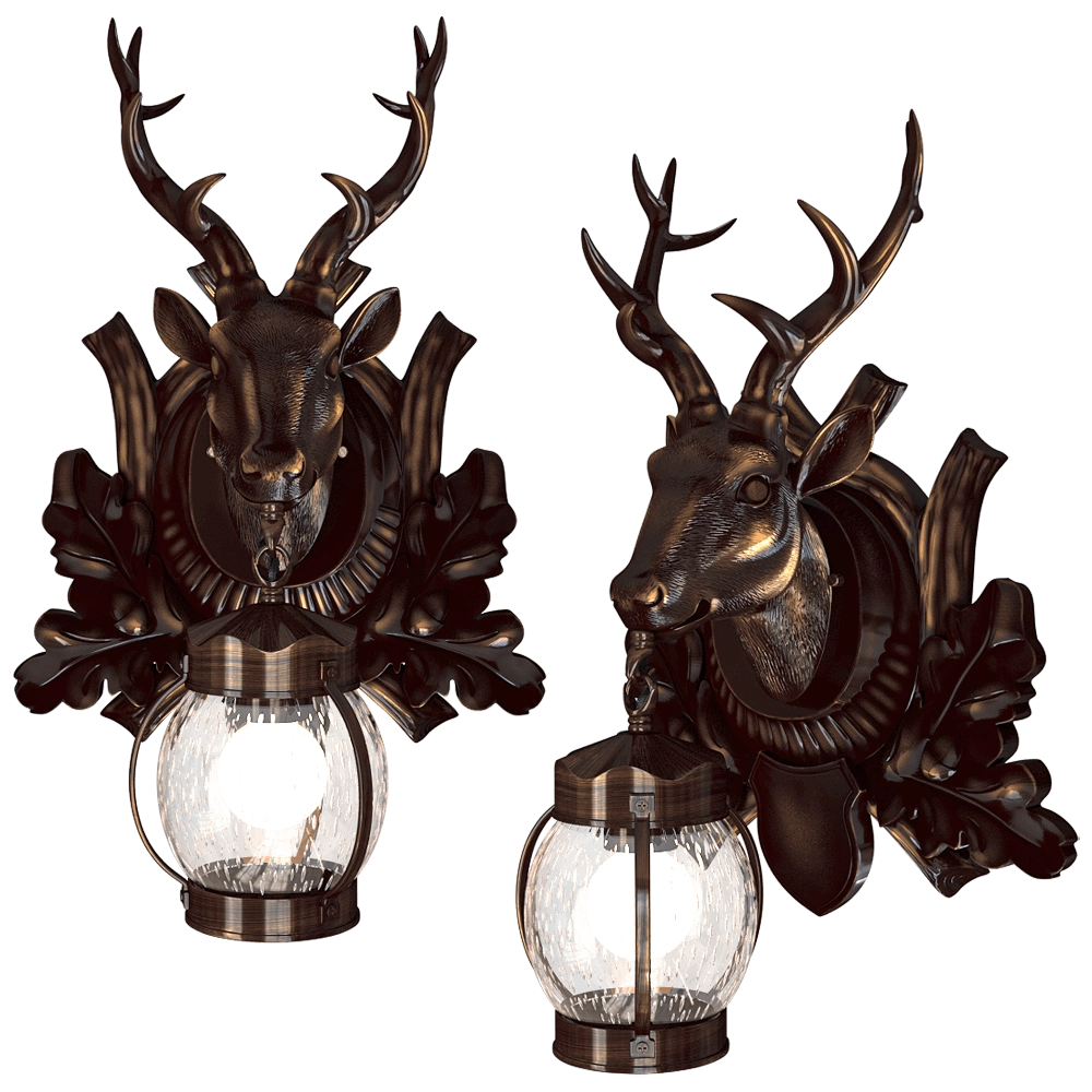 FAVOURITE - Street lamp Hunt 1849-1W 3D Model