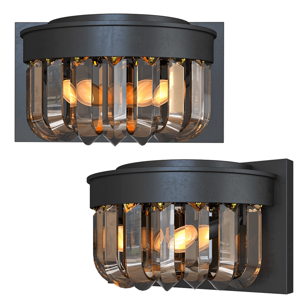 FAVOURITE - Wall lamp Amber 1657-2W 3D Model