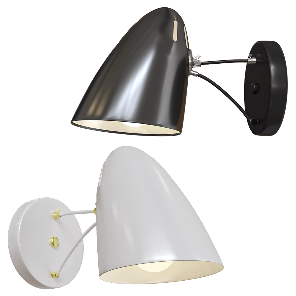 FAVOURITE - Wall lamp Humpen 1757/58-1W 3D Model