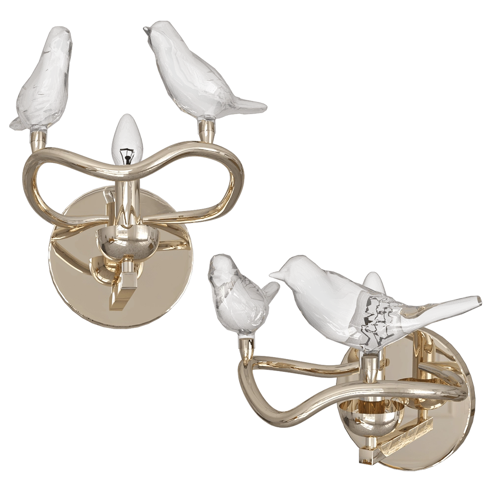 FAVOURITE - Wall lamp Pajaritos 1750-1W 3D Model