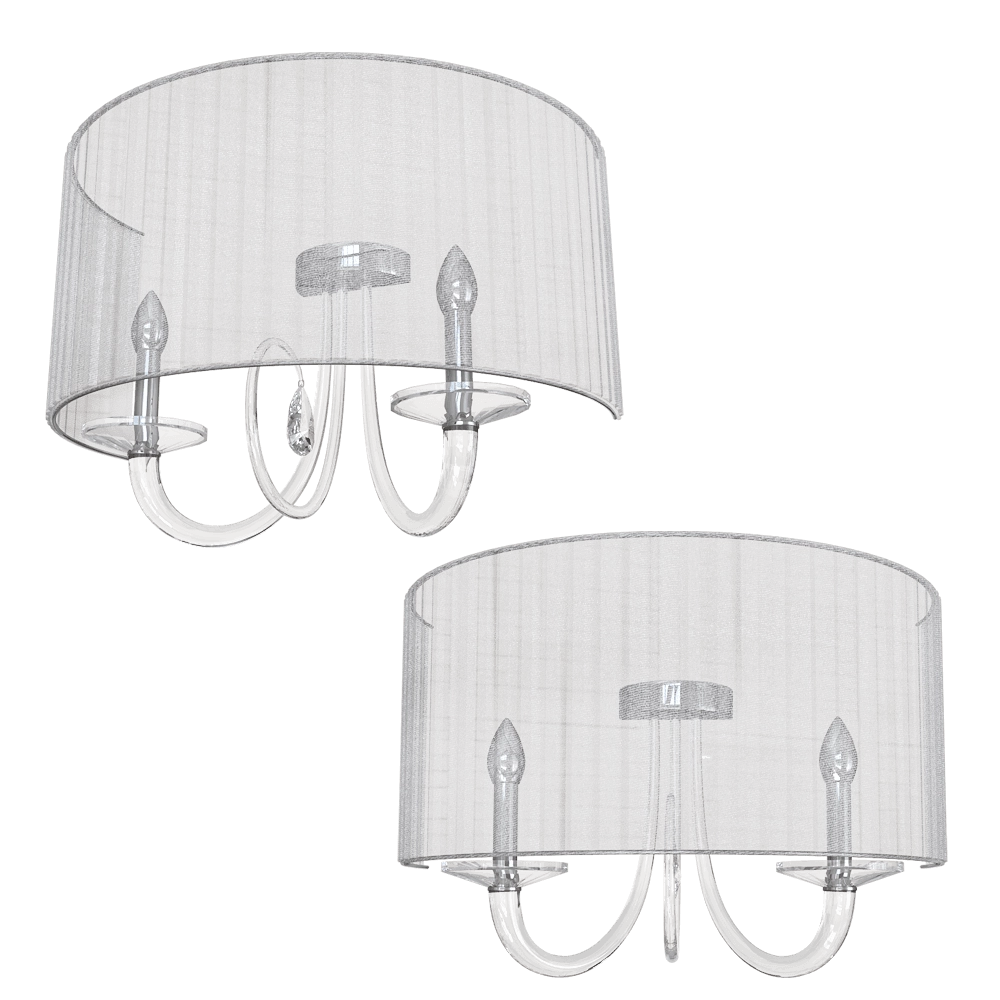 FAVOURITE - Wall lamp Snow 1698-2W 3D Model