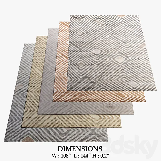 Fayette Rugs_318 3D Model