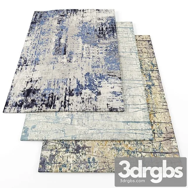 Fayette studio contemporary rugs3 3D Model Free