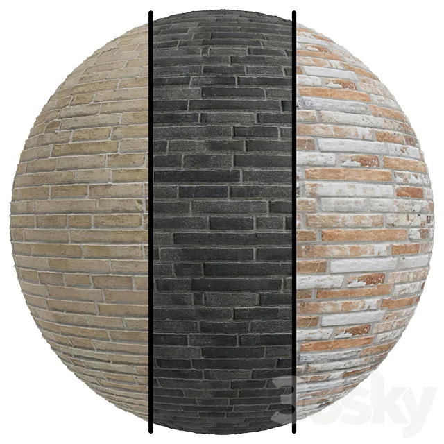 FB622 ULTRASTRONG LONG BRICK | 3MAT | PBR | Seamless 3D Model