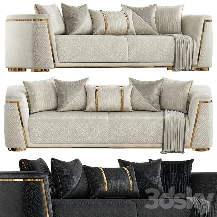 Feam Luxury Sofa 3D Model Free