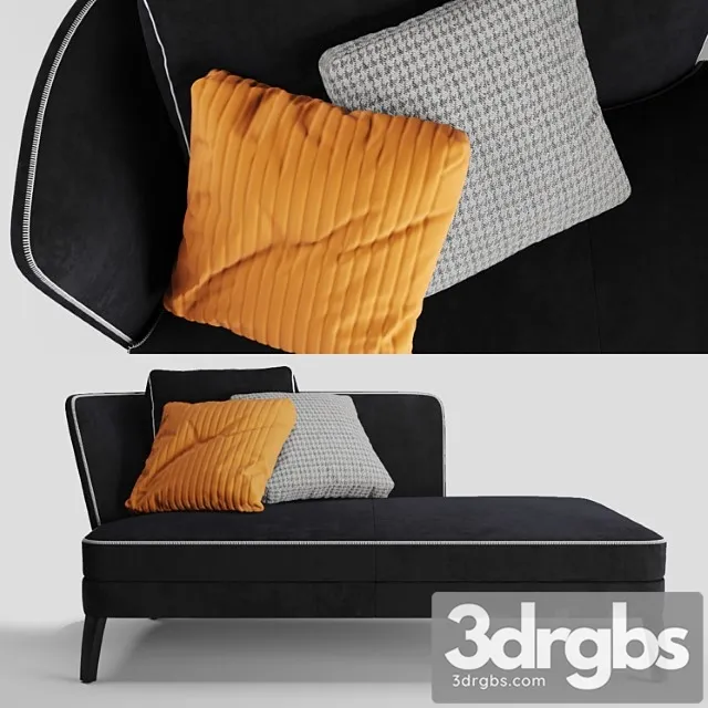 Febo chaise b & b italia 2 3D Model Free