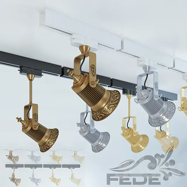 Fede _ Vienna Par 30 Led Tracking system 3D Model