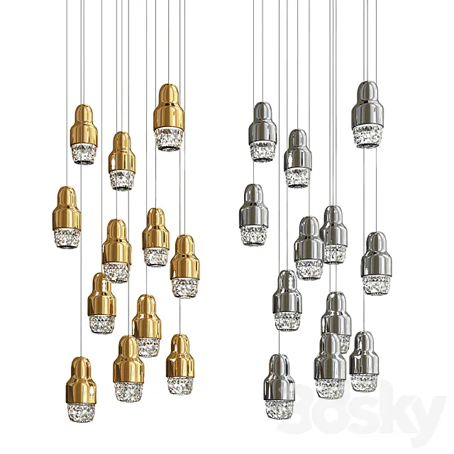 Fedoro Suspension Lights 3D Model