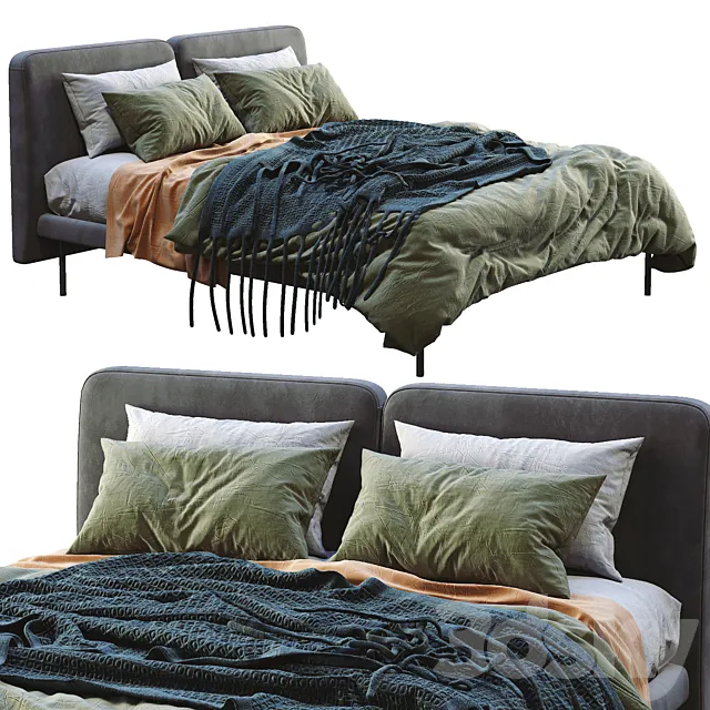 Feel Bed By Bolzan 3DModel