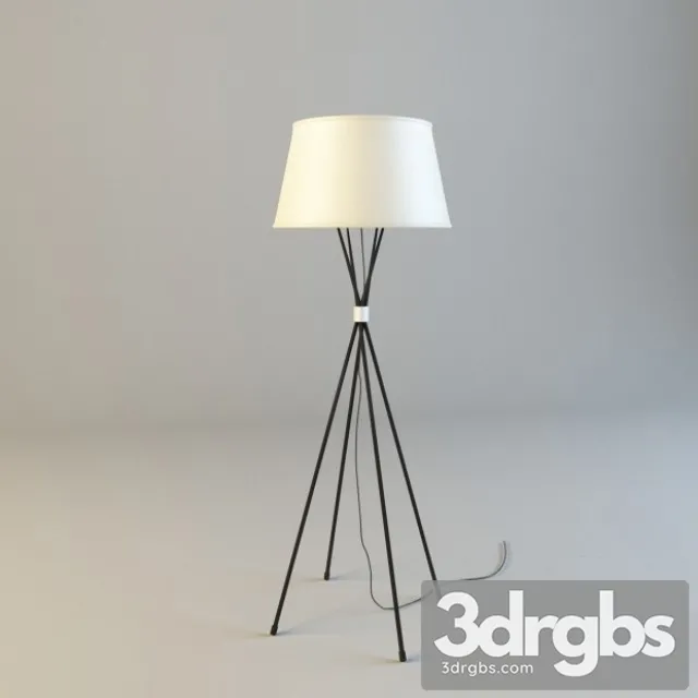 Feiss Penny 1 Light Floor Lamp 3D Model Free