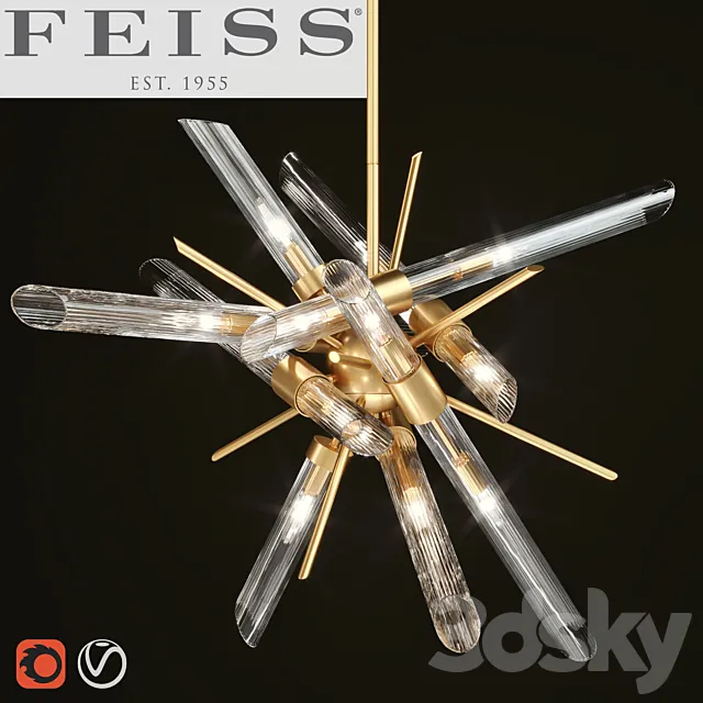 FEISS The Quorra 14-light chandelier Free Download