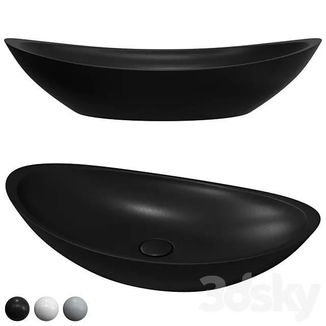 Felice washbasin by PAA 3D Model