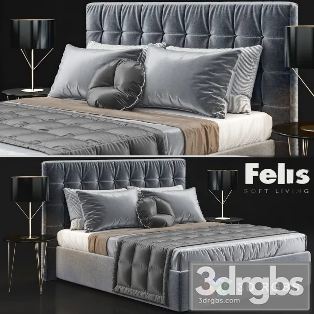 Felis Bed 3D Model Free