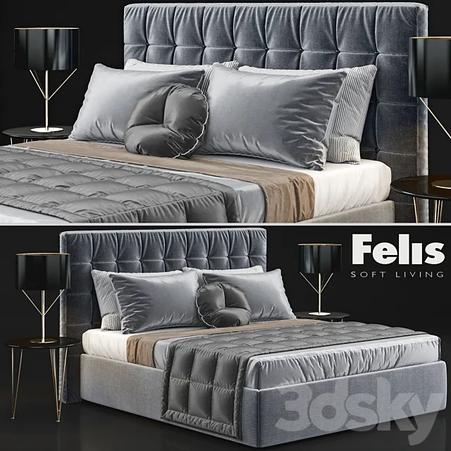 Felis Bed KARL 3DModel