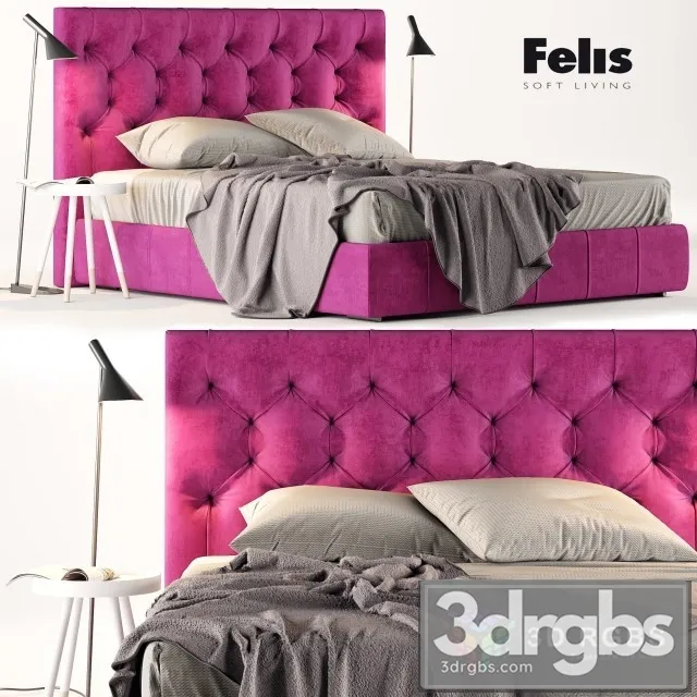 Felis Hamilton Bed 3D Model Free