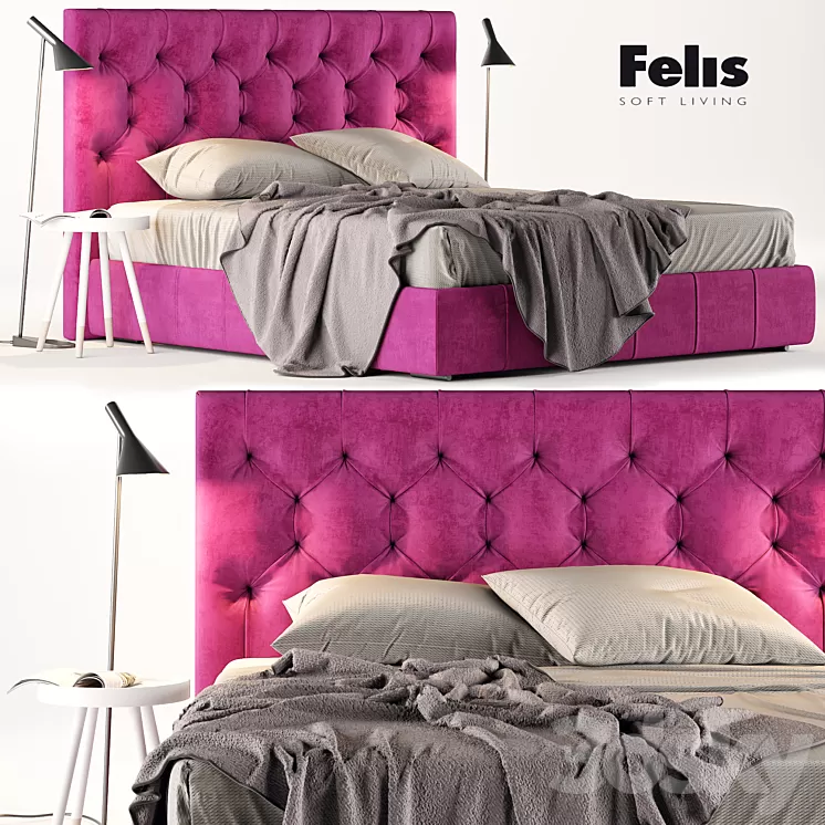Felis Hamilton bed 3D Model