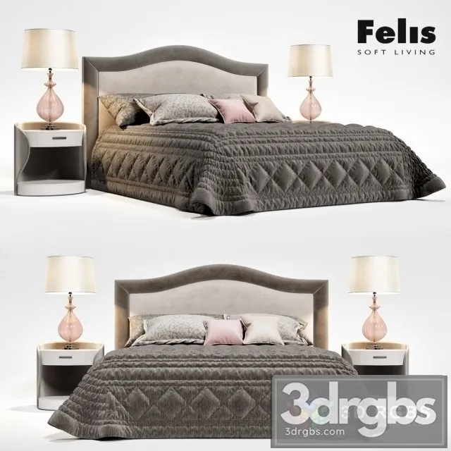 Felis Oscar Bed 3D Model Free