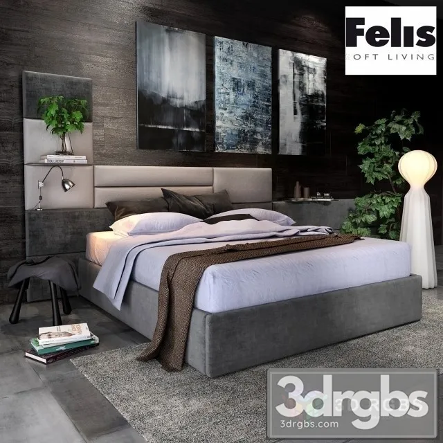 Felis Sommy Bed 3D Model Free