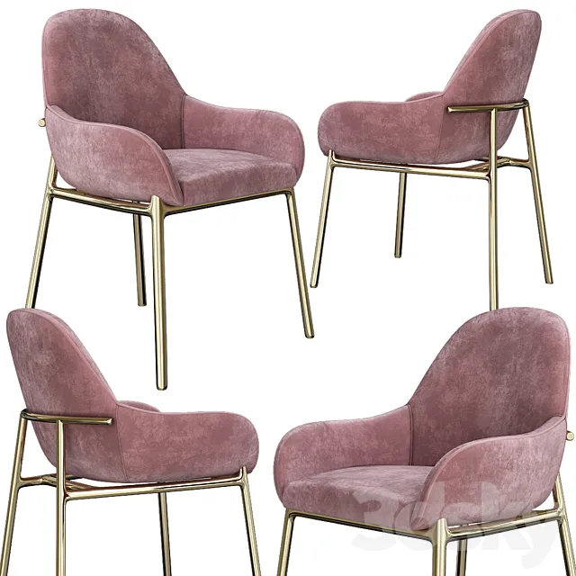 Felix chair with armrests 3DModel