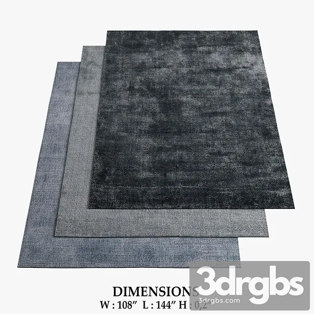 Felt Carpet Moderm Set 3 Free Download