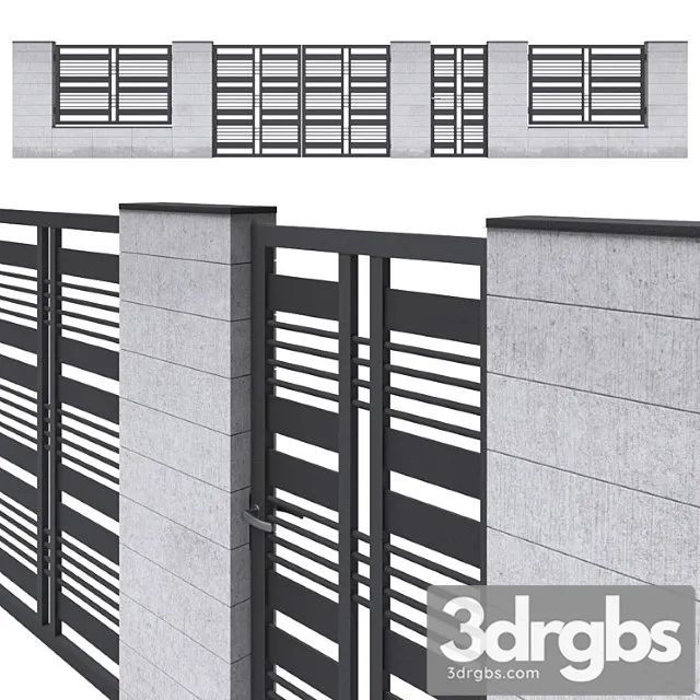 Fence 16 3D Model Download