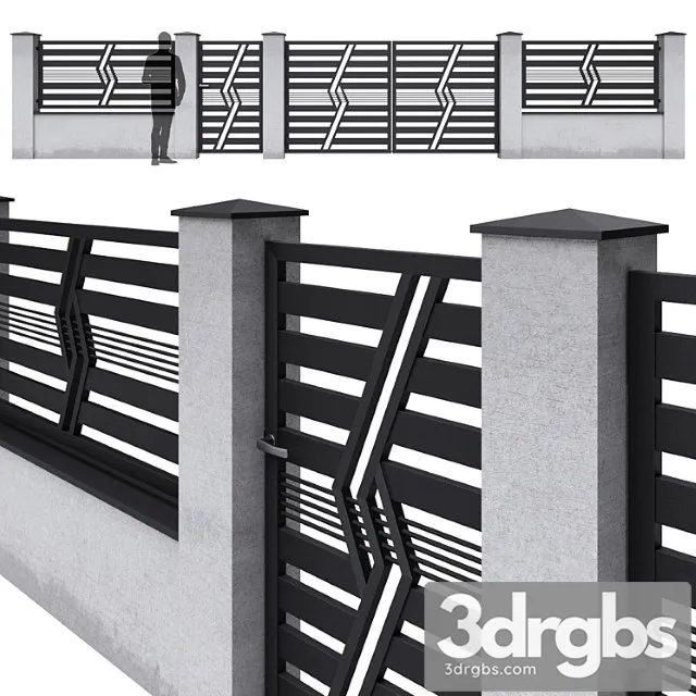 Fence 18 3D Model Download