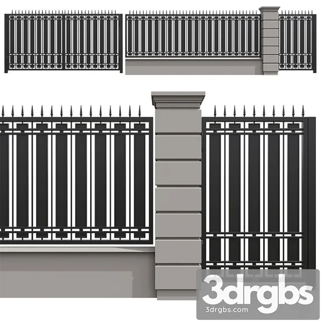 Fence 2 12 3D Model Free