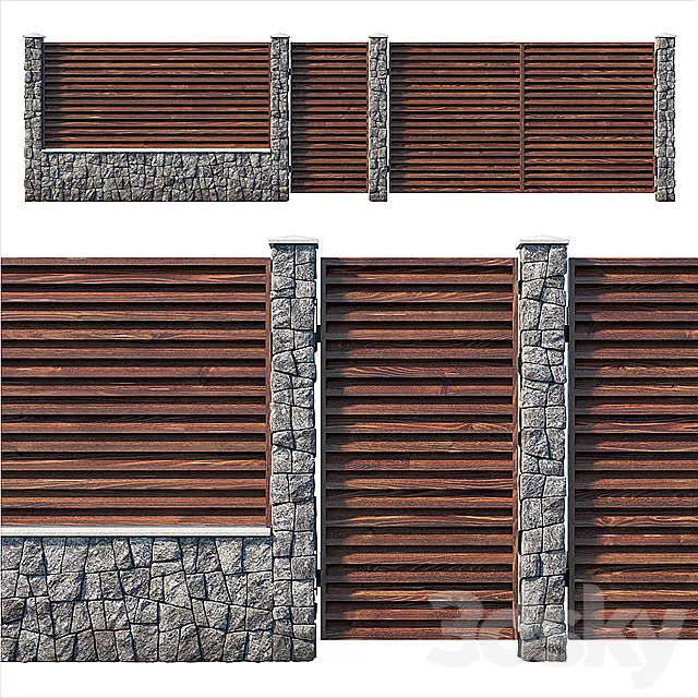 Fence 2 3DModel
