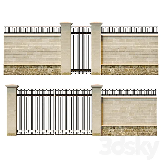 Fence 3D Model