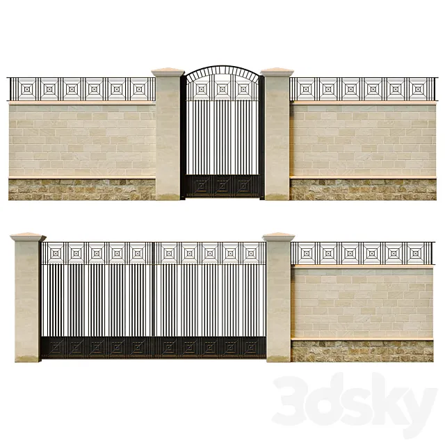 Fence 3D Model