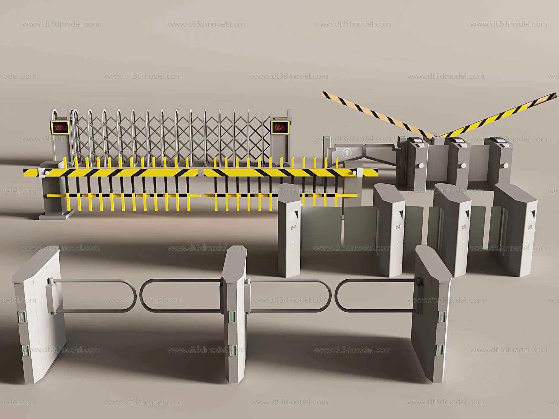 Fence 3D Models for Free Download - Architecture Fence - 066 - VRAY Render